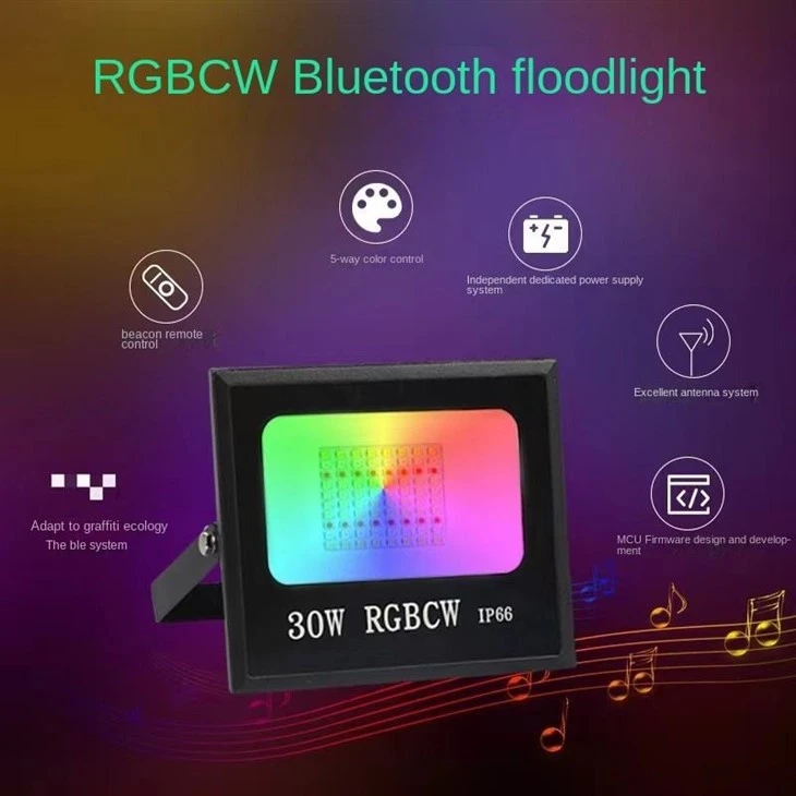 App Remote Control RGB LED Flood Light Outdoor best
